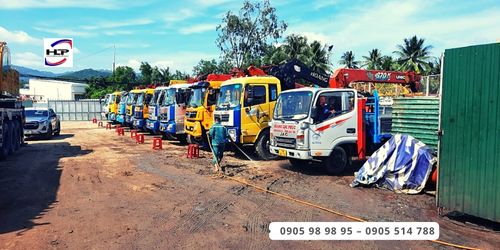 Dịch vụ thuê xe cẩu 1 tấn tại Nha Trang
