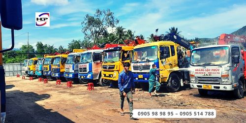 Xe cẩu tại Nha Trang