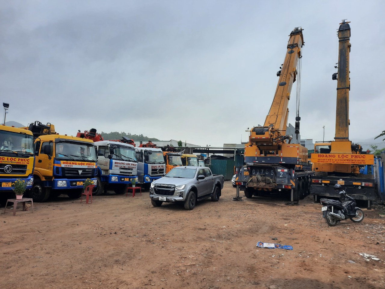 dịch vụ cho thuê xe cẩu hàng